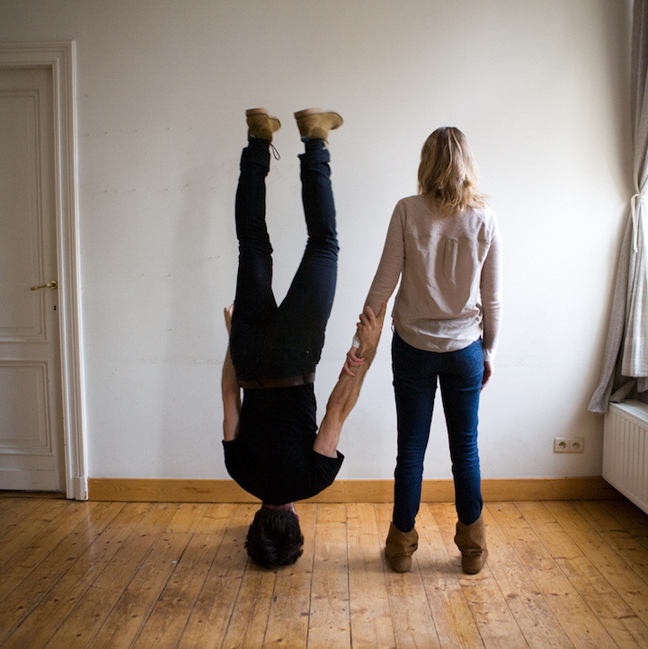 Upside-down photography by Caulton Morris