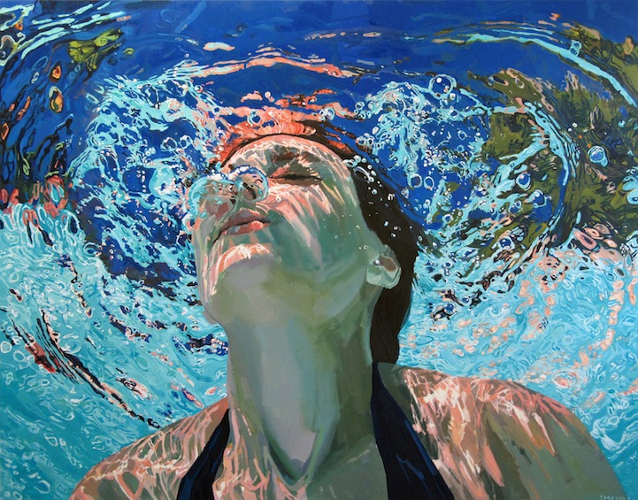 Glistening Underwater Oil Paintings by Samantha French