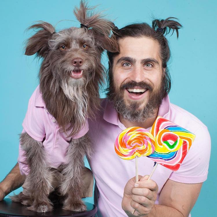 Adorable Look Alike Between Dog And Human