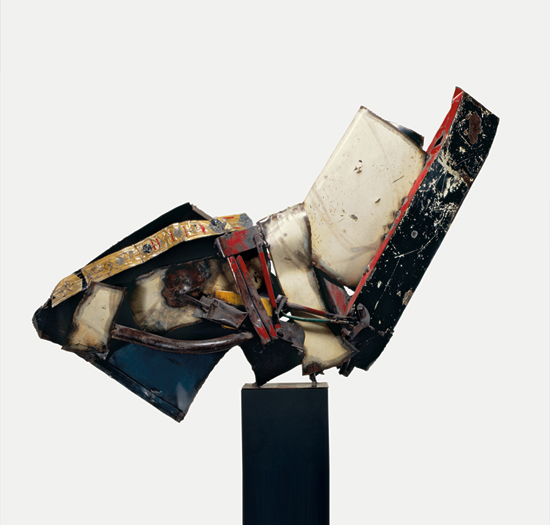 john chamberlain crushed car parts art guggenheim sculpture car art retrospective choices