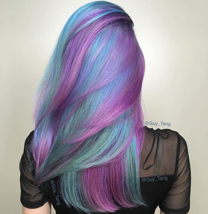colored mermaid hair