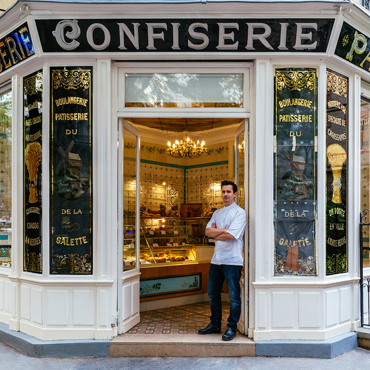 Parisian Picturesque Bakery Storefront