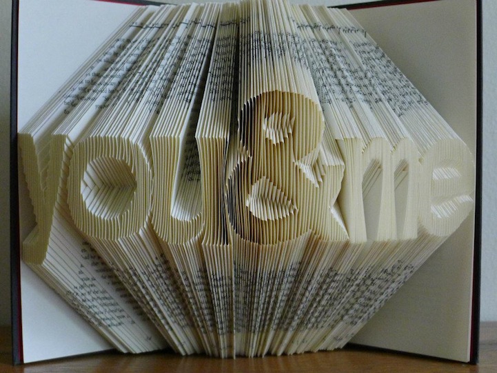 folded book art luciana frigerio