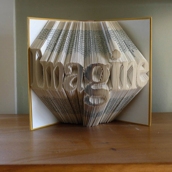 folded book art luciana frigerio